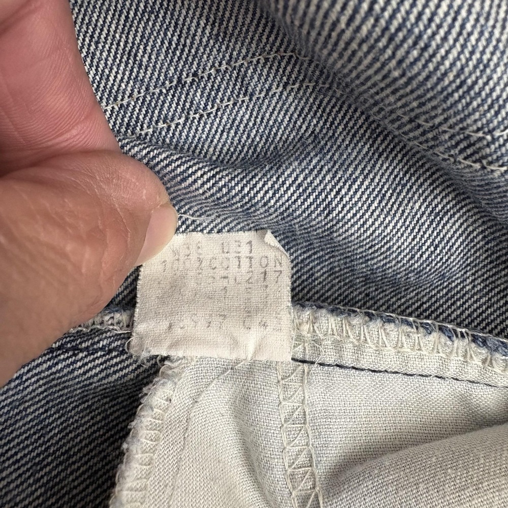 Vintage Levis 505 Orange Tab Jeans 70s 80s Mens 38x31 (37X31) Made In USA - Picture 8 of 16